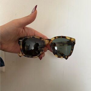 Warby Parker Tortoise Sunglasses with Dark Lenses